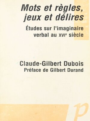 cover image of Mots et règles, jeux et délires